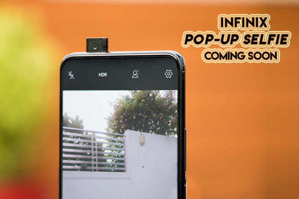 Infinix popup camera