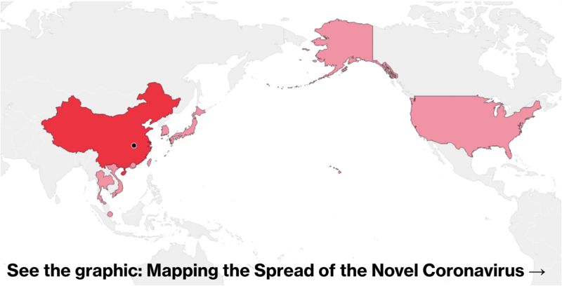 chronavirus map