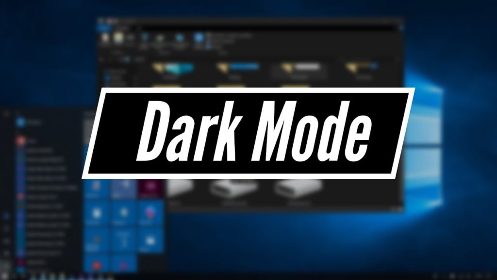 dark mode windows 10