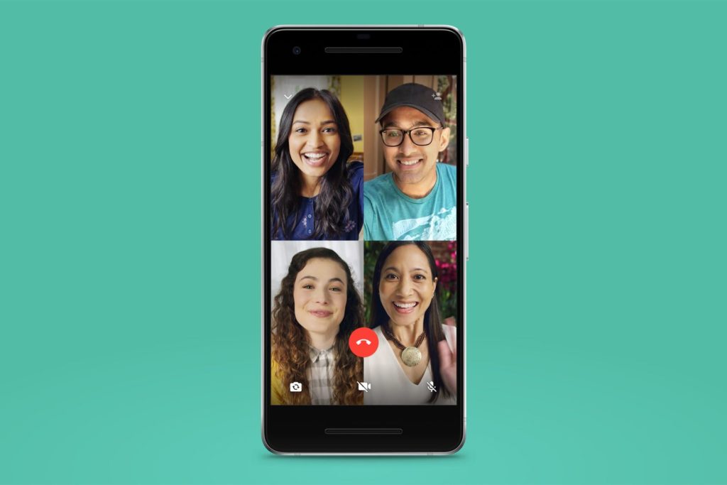 whatsapp group video call