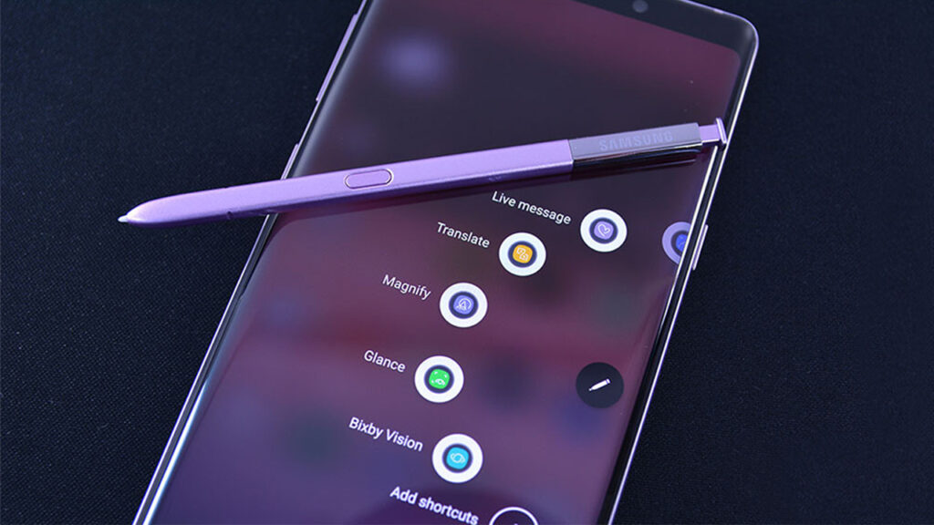 Samsung S Pen Air Command Features