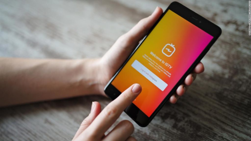 instagram igtv button