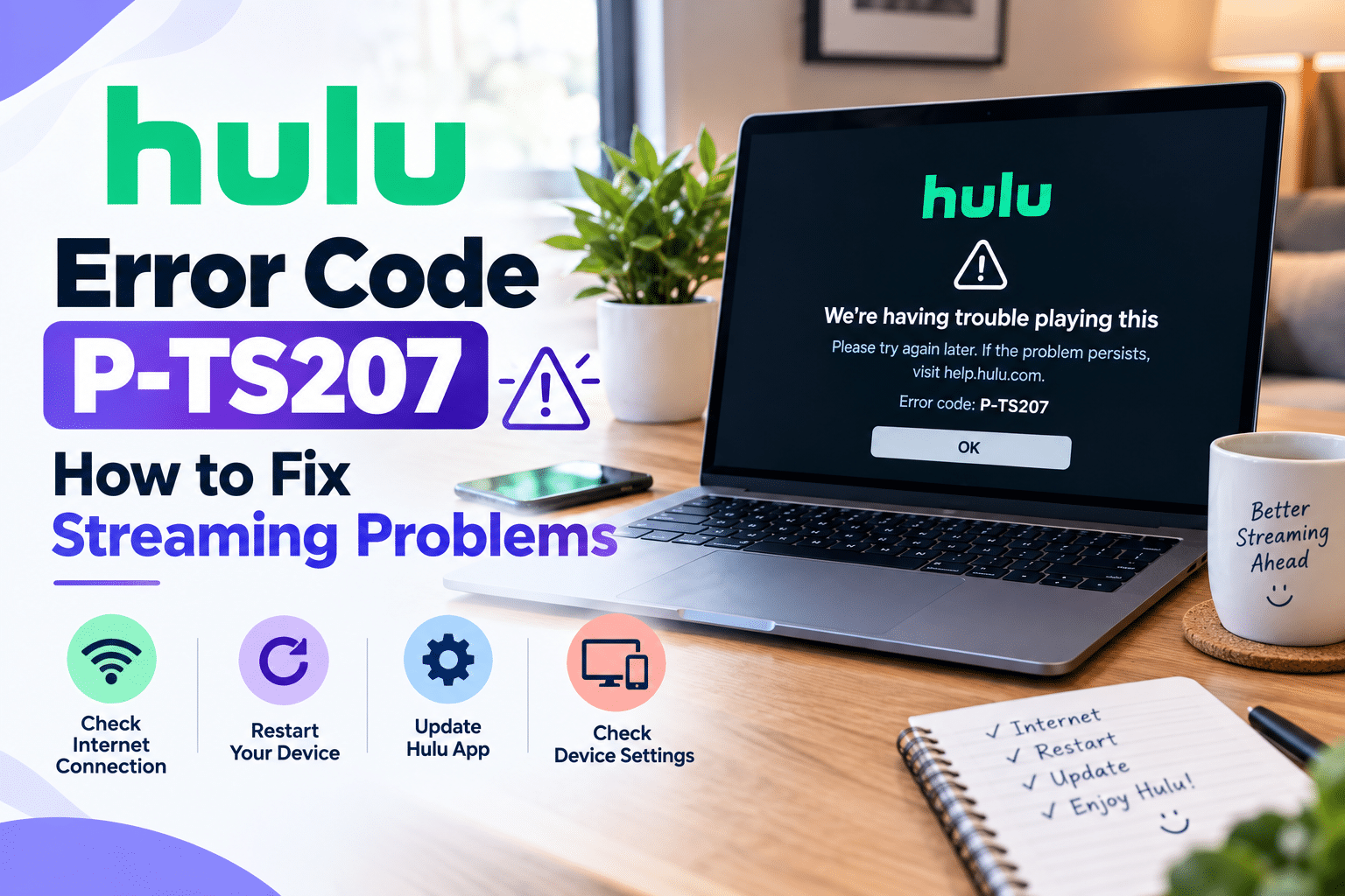 Hulu Error Code P-TS207: How to Fix Streaming Problems