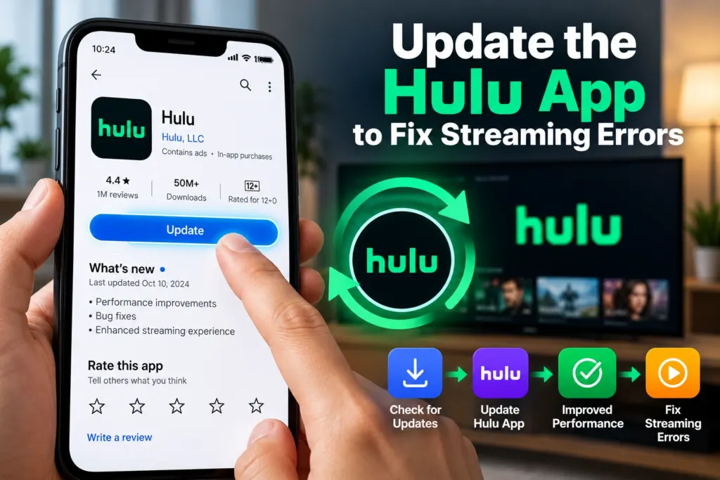 Updating a streaming app to resolve compatibility and playback problems.
