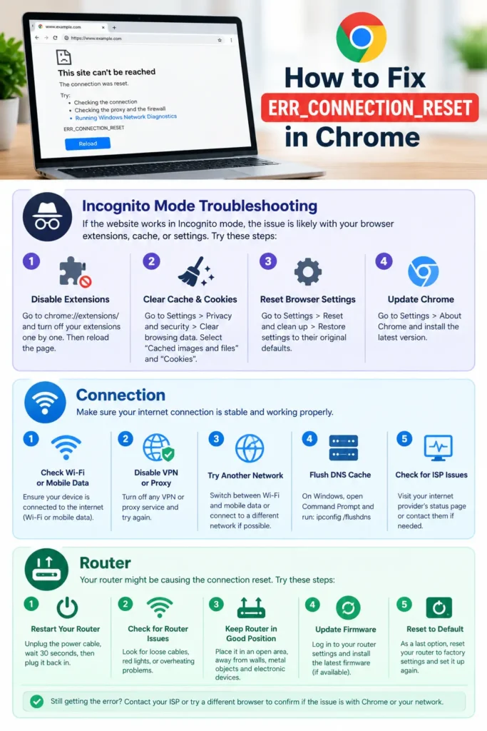 Testing website access in Google Chrome Incognito mode